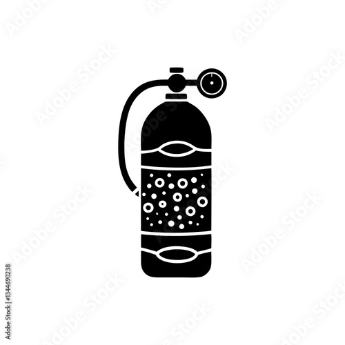 creative details Scuba Tank Icon vector illustration