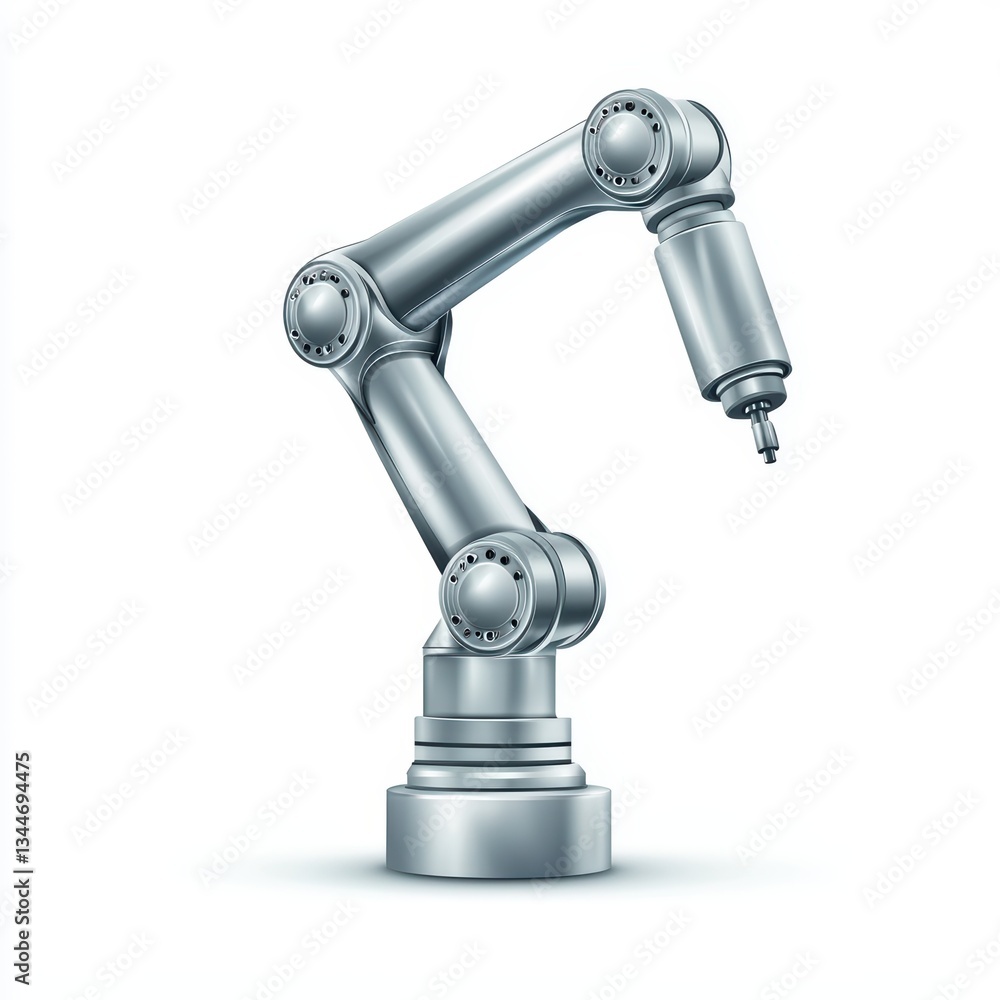 Industrial Robotic Arm Concept Illustration Suitable for Automation and Manufacturing Projects Industrial Robotic Arm Concept Illustration Suitable for Automation and Manufacturing Projects