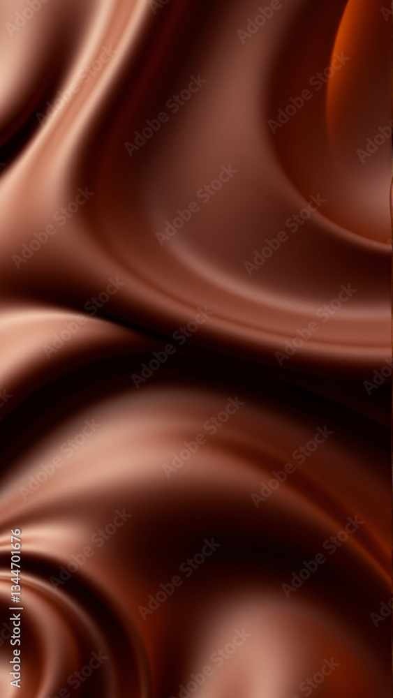 Naklejka premium Dark Hot Chocolate Texture