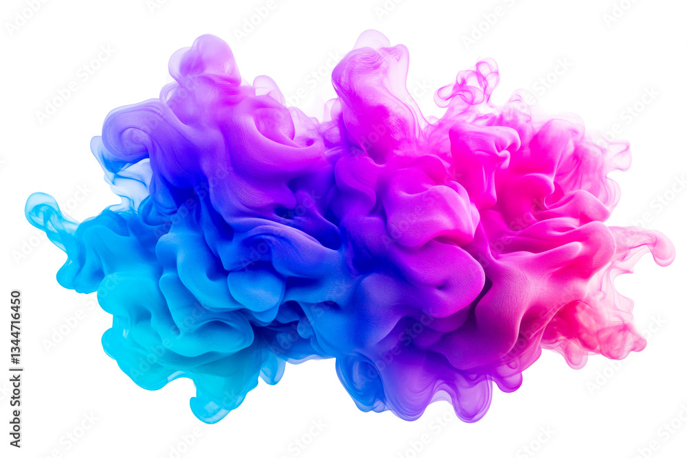 Fototapeta premium Colorful swirling abstract pattern in bright hues