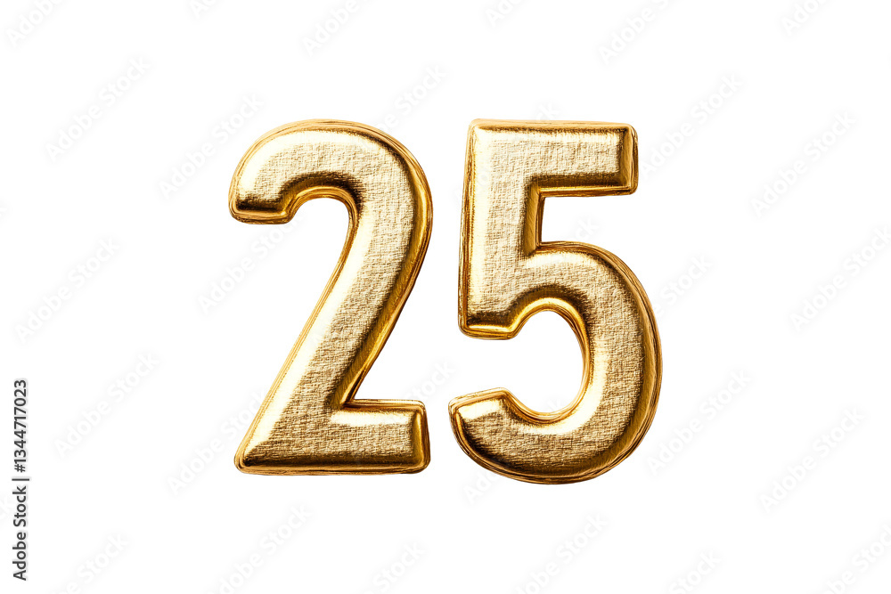 Golden number twenty five for special occasions Golden number twenty five for special occasions