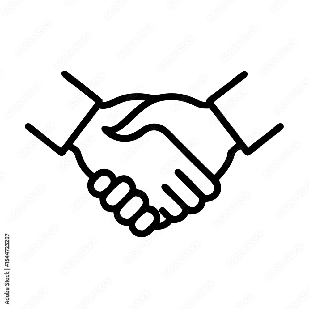 Obraz premium handshake shake hands