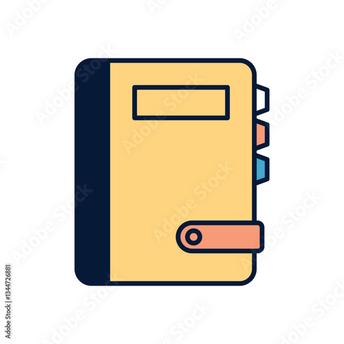 Address Book Vector icon