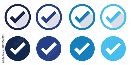 Certified flat icon set. Blue tick, verified account, social networks, profile, verified user. certificate, quality, professional. Reliability concept. Set of vector flat icons isolated Free Download Certified flat icon set. Blue tick, verified account, social networks, profile, verified user. certificate, quality, professional. Reliability concept. Set of vector flat icons isolated - GFXLoad