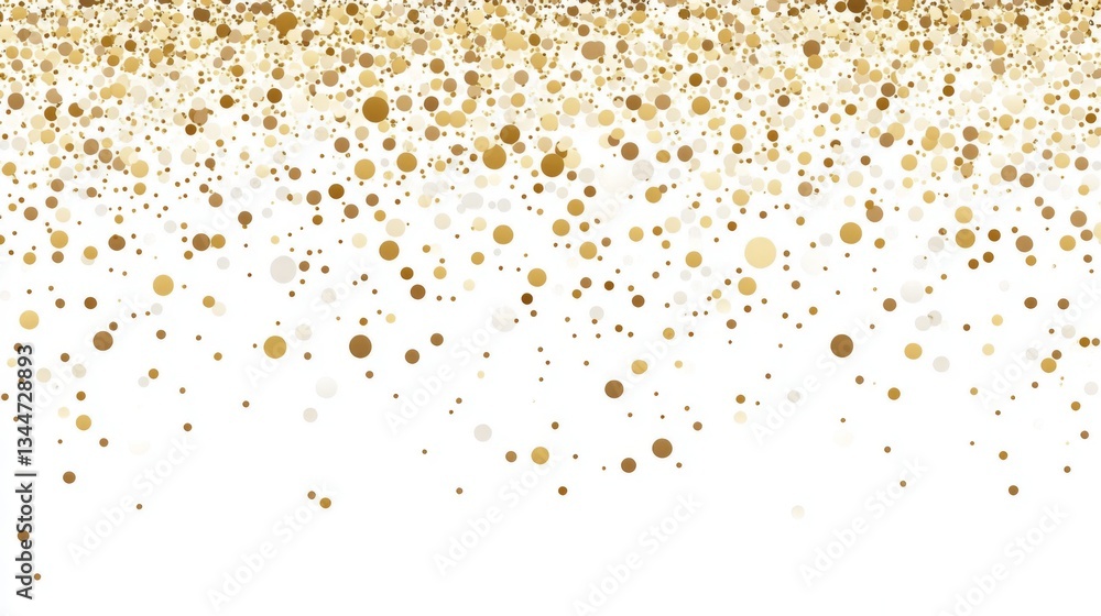 Festive gold confetti pattern for celebrations and event decorations Festive gold confetti pattern for celebrations and event decorations