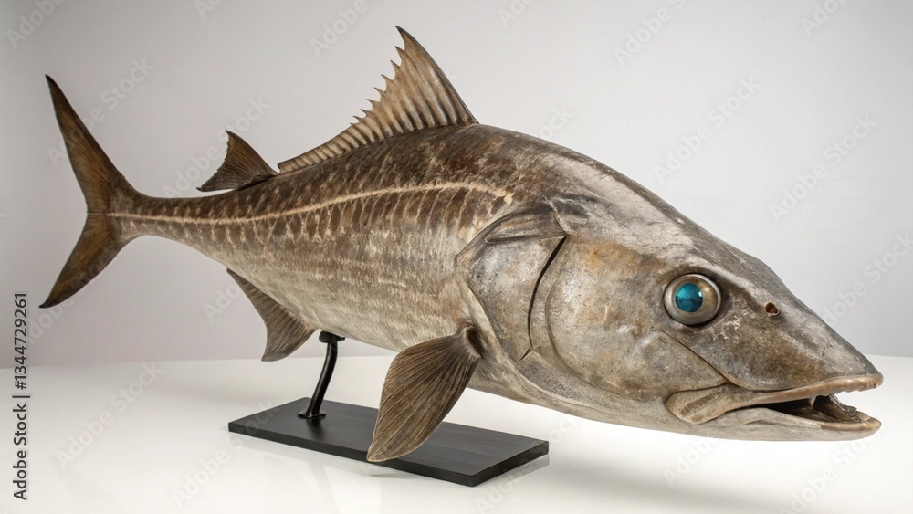 Naklejka premium Elephant Fish in full view on studio background