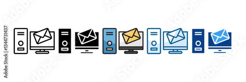 Pop3 Icon Set Multiple Style Collection