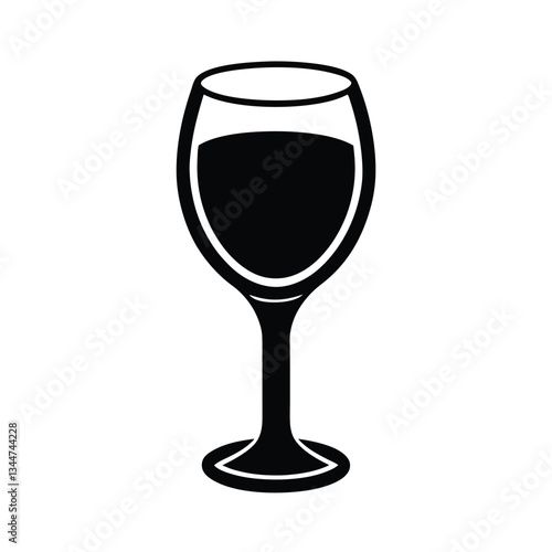 empty wine glass