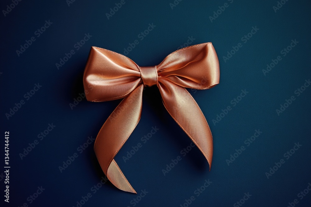 Bow tie with a gold ribbon Bow tie with a gold ribbon