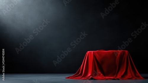 Red Velvet Covered Display