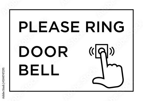 PLEASE RING DOOR BELL, 