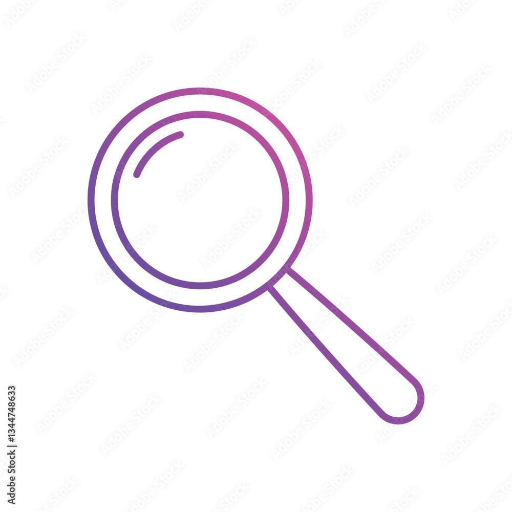 Magnifier Vector icon Magnifier Vector icon