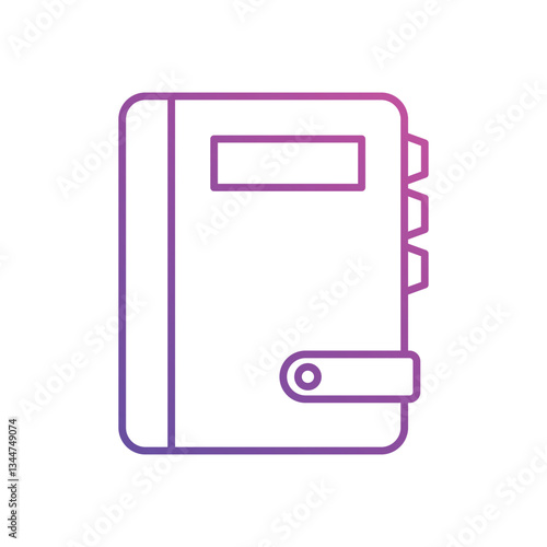 Address Book Vector icon