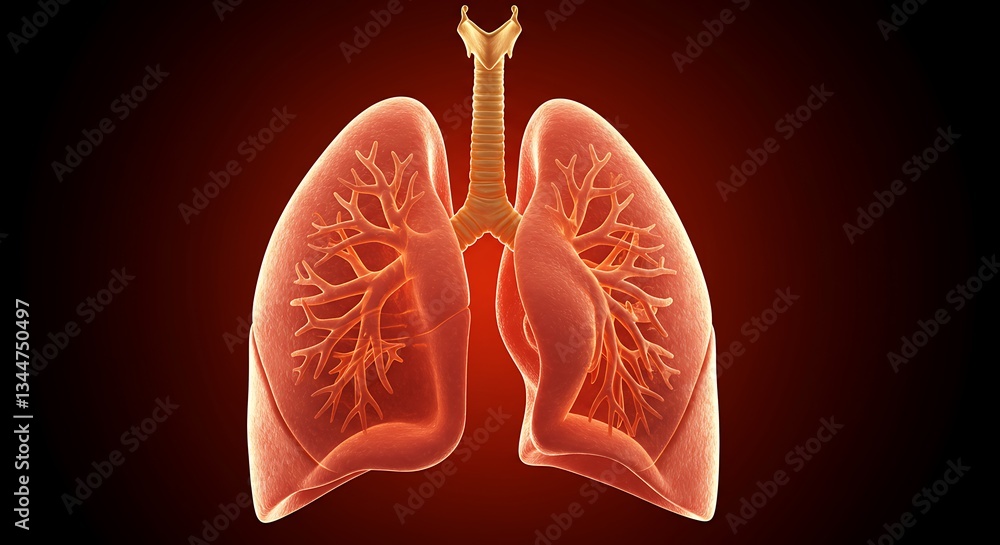 Human Lungs Anatomy 3d Medical Illustration Human Lungs Anatomy 3d Medical Illustration