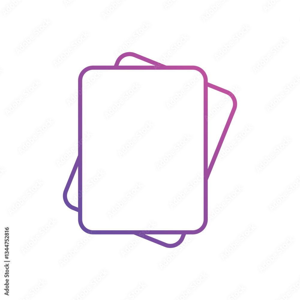 Blank Paper Vector icon Blank Paper Vector icon