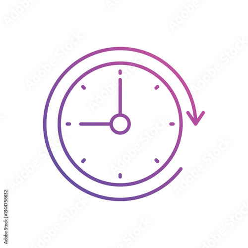 Working Hours Vector icon