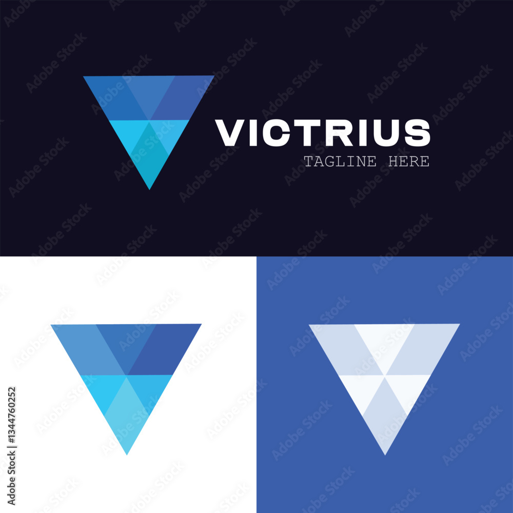 Minimalist letter V logo design victrius modern and creative Minimalist letter V logo design victrius modern and creative