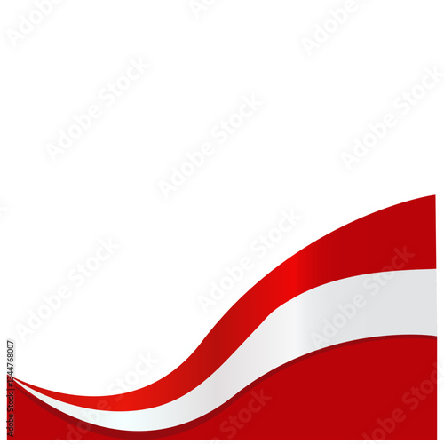Boarder Indonesian Flag
