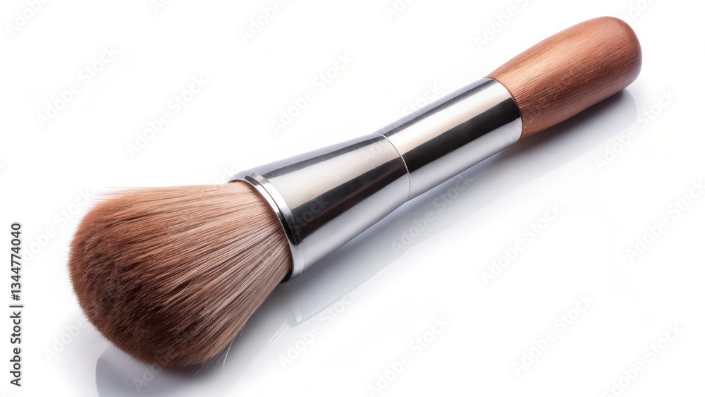Makeup Brush on White Background Makeup Brush on White Background