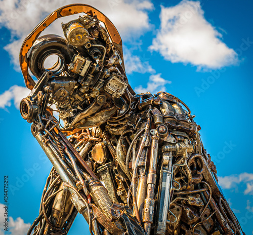 Photography Artcraft thinking humanoid