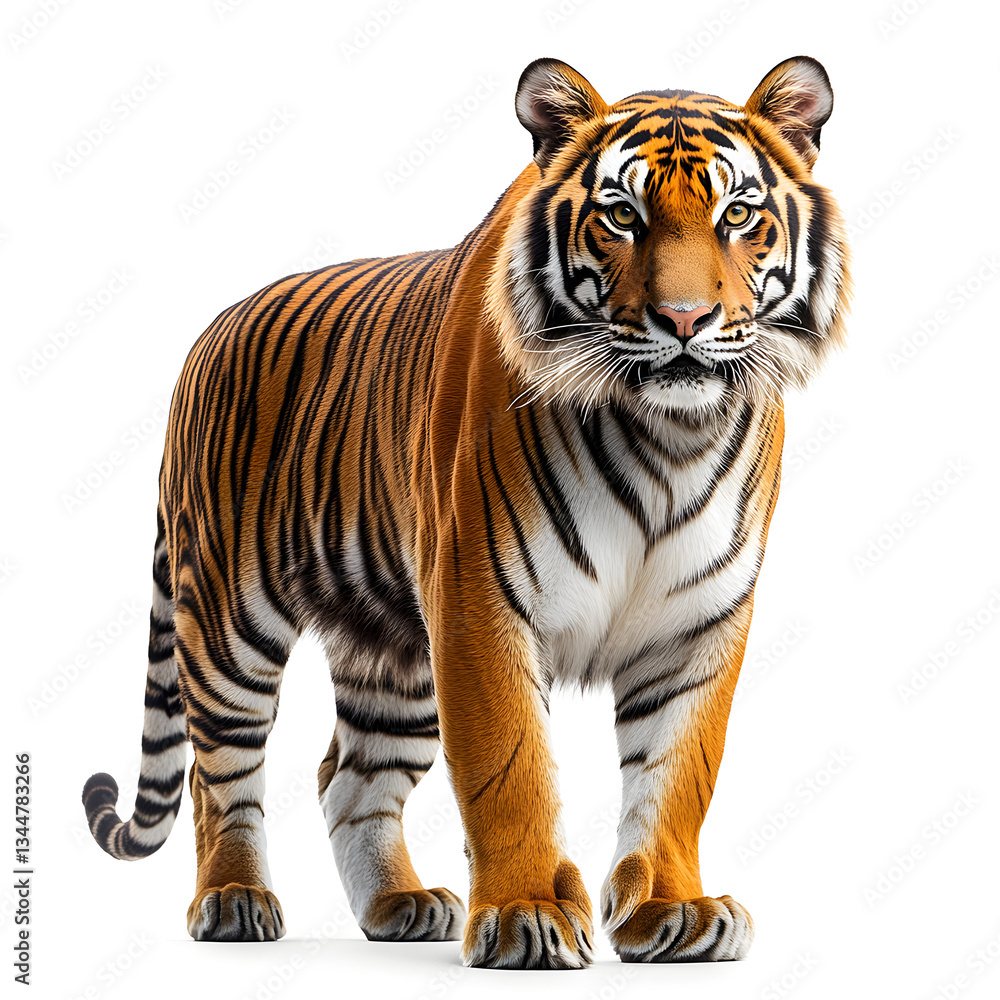 Obraz premium Majestic Wild Tiger in Its Natural Jungle Habitat - Captivating Wildlife Photography