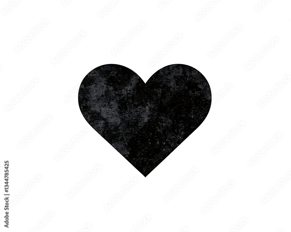 Abstract Heart Shape for Grunge Texture. Abstract Heart Shape for Grunge Texture.