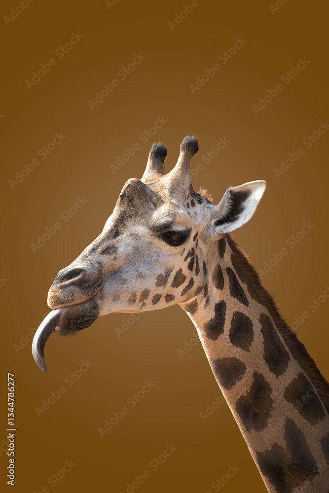 Obraz premium Giraffe portrait