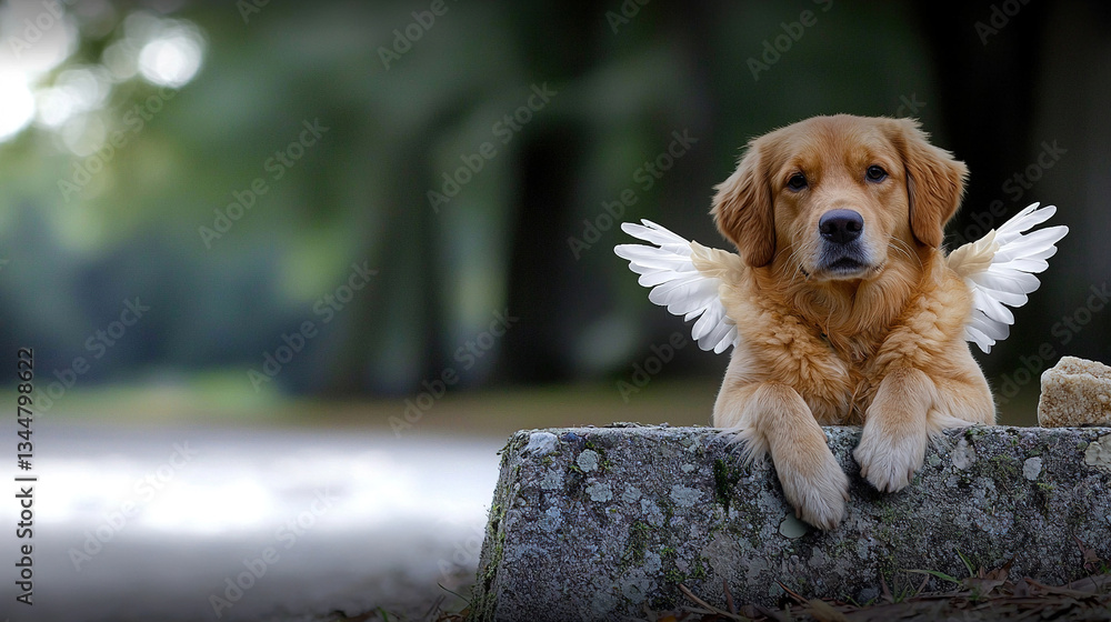 Dog with wings