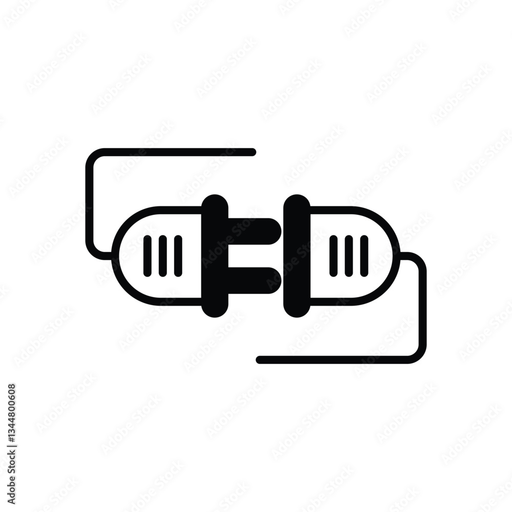 Plug Vector icon Plug Vector icon