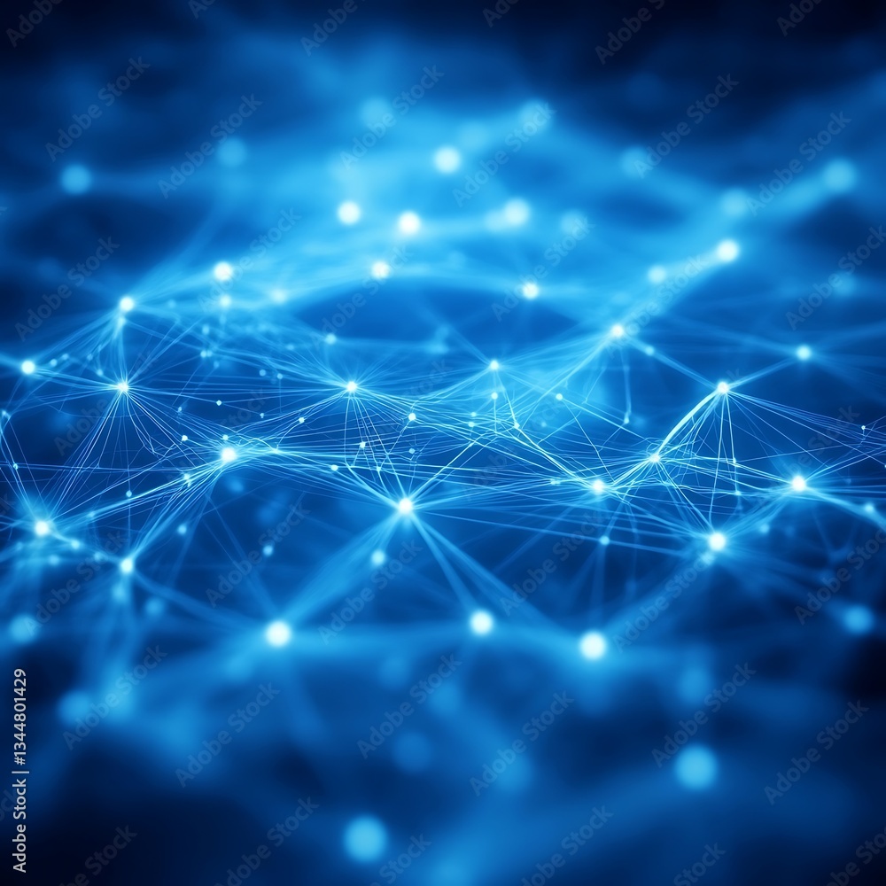 Obraz premium Abstract Network Connectivity.