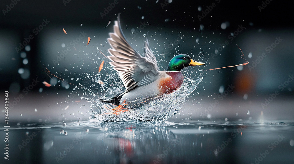 Duck Splashing