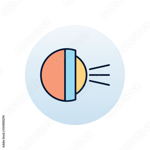 Car light Vector icon