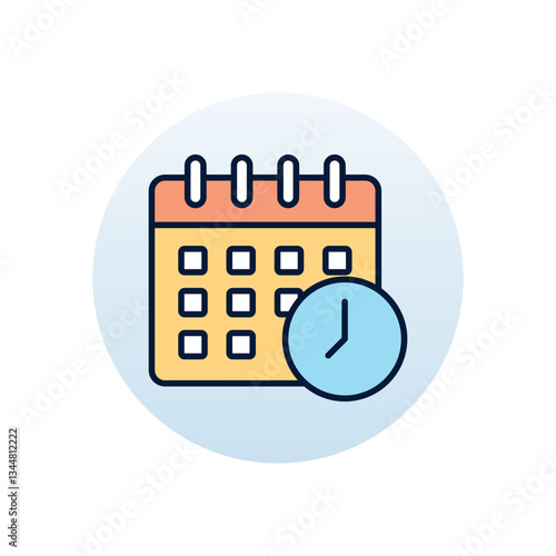 Schedule Vector icon