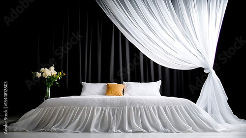 Elegant bedroom interior