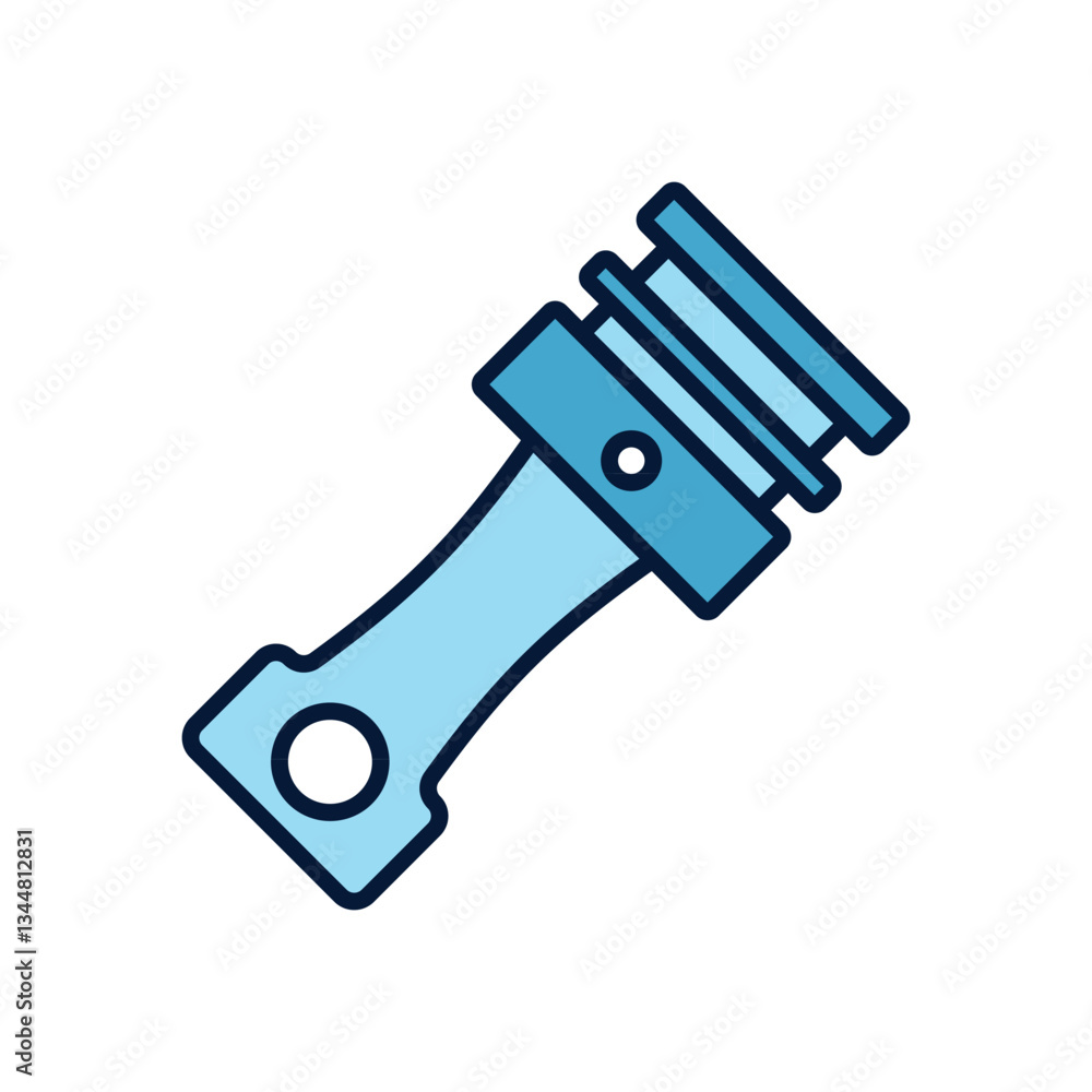 Obraz premium Piston Vector icon