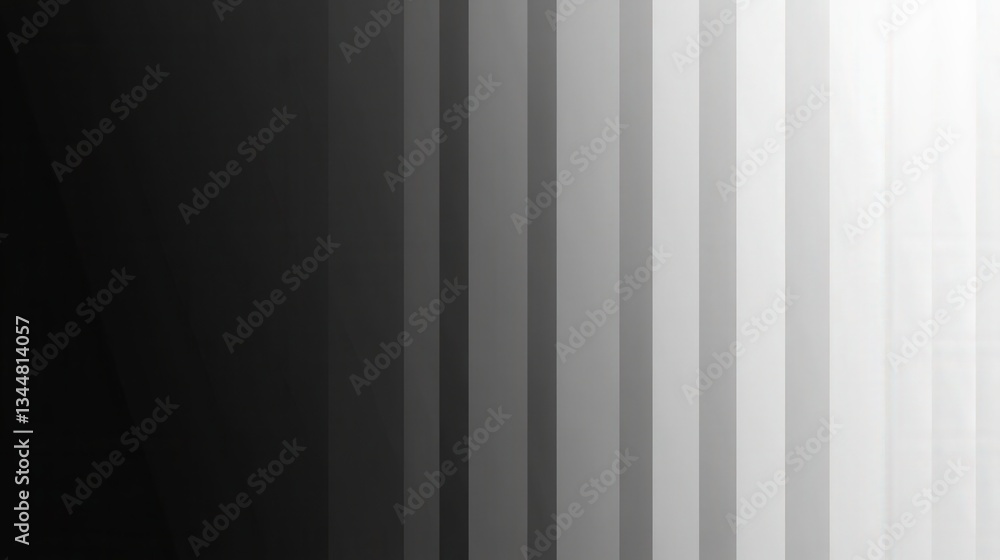 Obraz premium Monochrome Gradient Abstract Texture with Stripes in Varying Shades of Gray