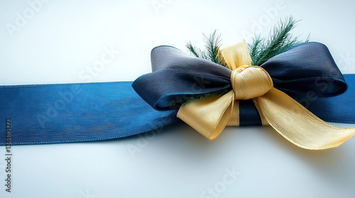 Obraz na płótnie Elegant Ribbon Bow w salonie