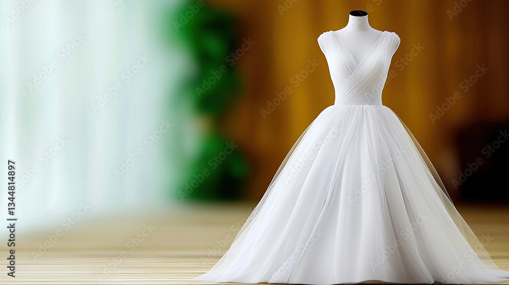 Elegant wedding gown