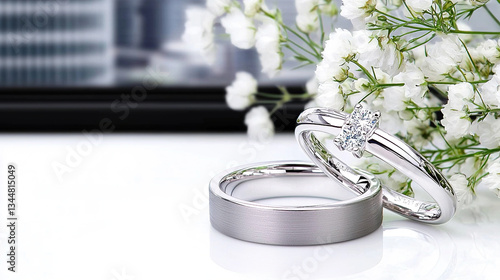 Elegant wedding rings