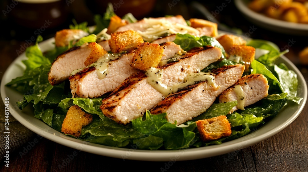 cheesy caesar salad with crispy lettuce base cheesy caesar salad with crispy lettuce base