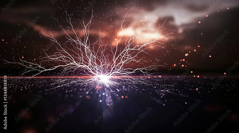 Energy outburst on horizon