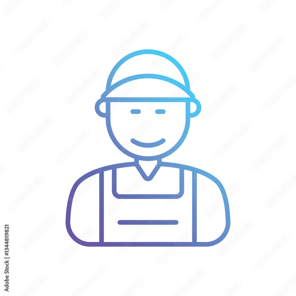 Mechanic Vector icon Mechanic Vector icon