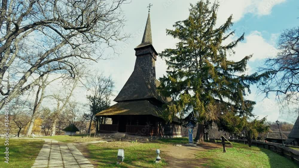 Ancient church shines under the sun