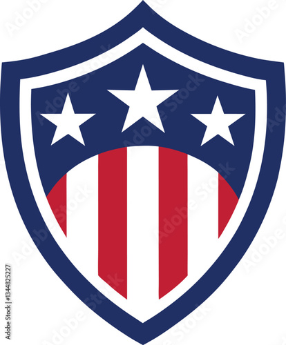 Free Download american shield vector art illustration - GFXLoad