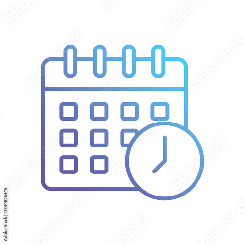 Schedule Vector icon