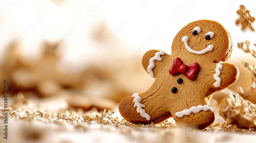 Festive Gingerbread Man Cookie