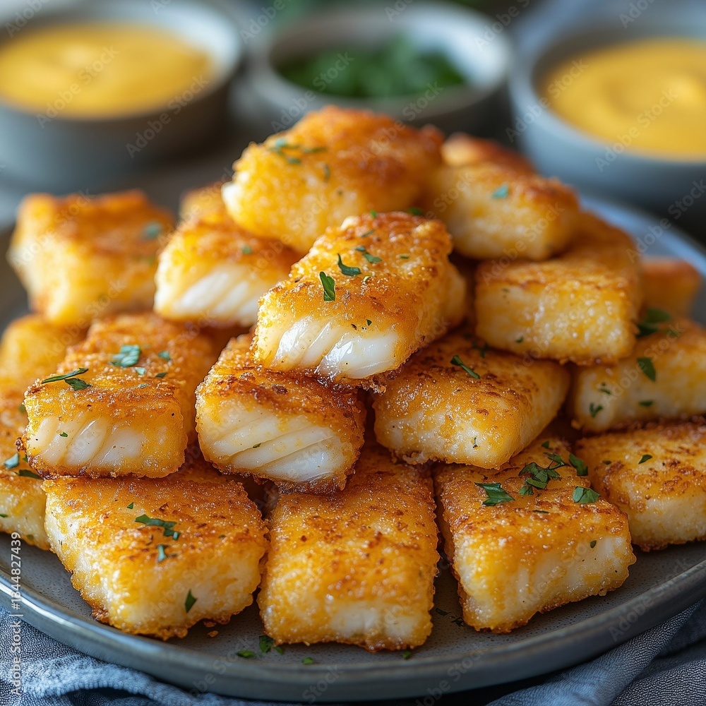 Golden Fried Walleye with Lemon Golden Fried Walleye with Lemon