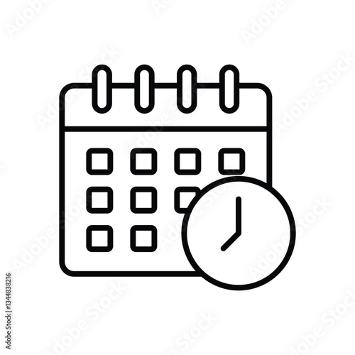 Schedule Vector icon