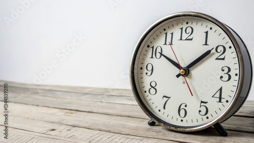 Wallpaper Mural Vintage Clock on Wooden Surface Torontodigital.ca