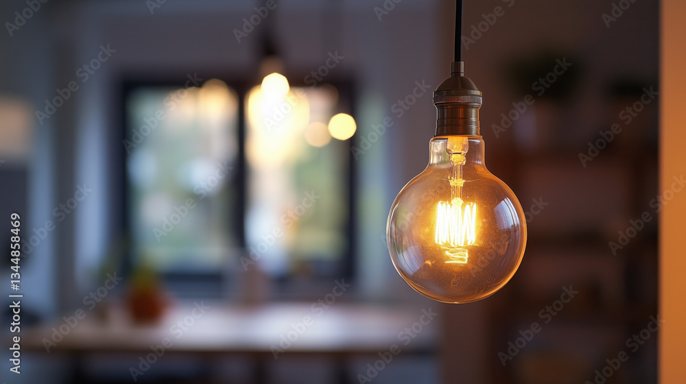 Reduction in Energy Costs Represented by a Lightbulb and Coins, Symbolizing Savings and Financial Efficiency Reduction in Energy Costs Represented by a Lightbulb and Coins, Symbolizing Savings and Financial Efficiency
